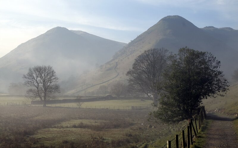 Misty morning in the hills