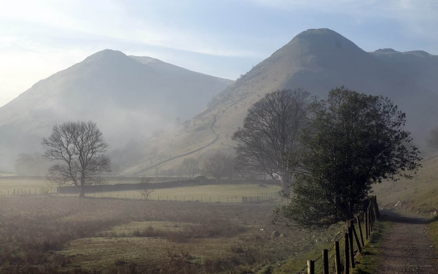 Misty morning in the hills