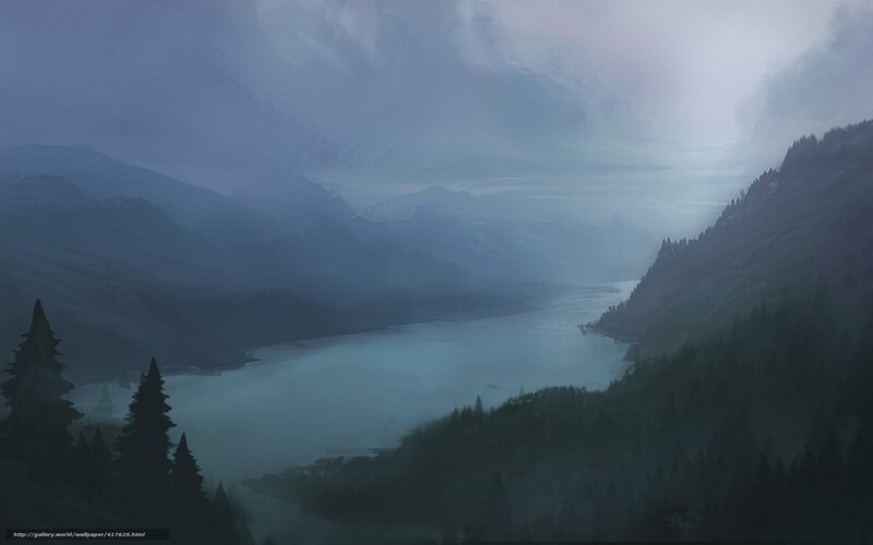 Misty Mountain Lake