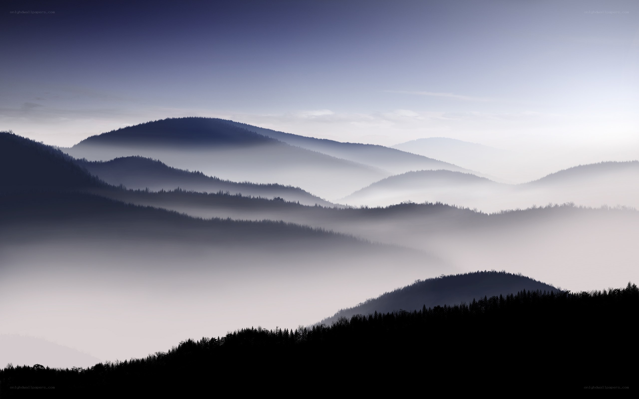 Misty Mountains at Dawn