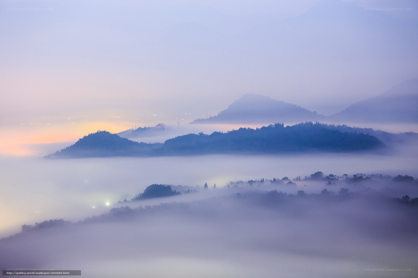 Misty Mountains at Dawn