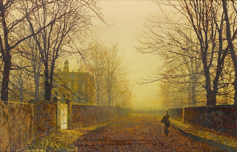 Misty Path to a Manor