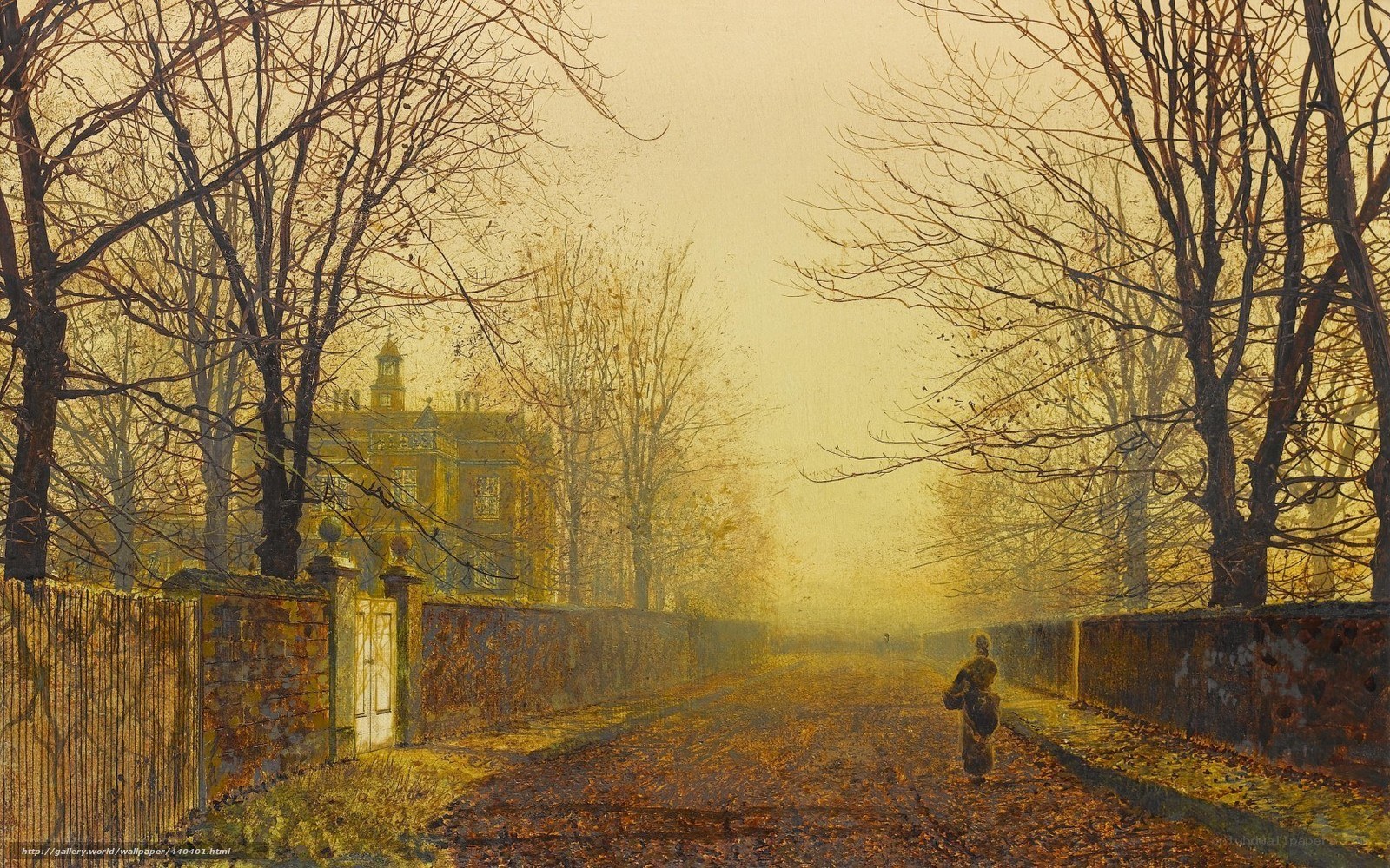 Misty Path to a Manor