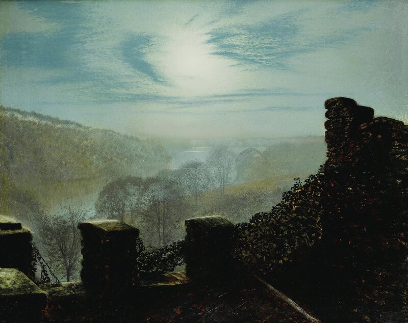 Misty River Valley View