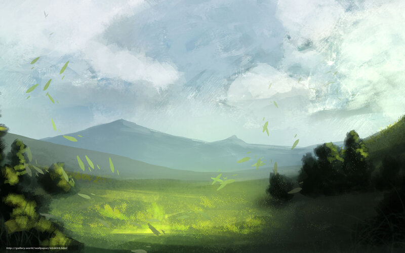 Misty Valley Landscape