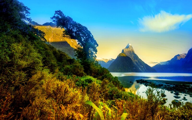 Mitre Peak and Fiord