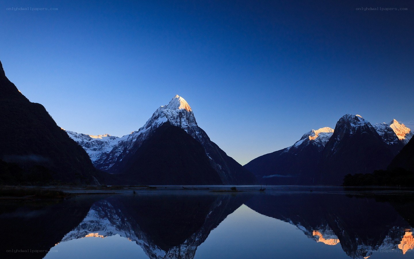 Mitre Peak at dawn