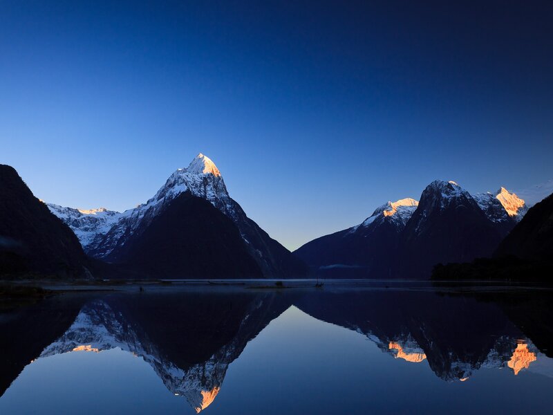 Mitre Peak at dawn