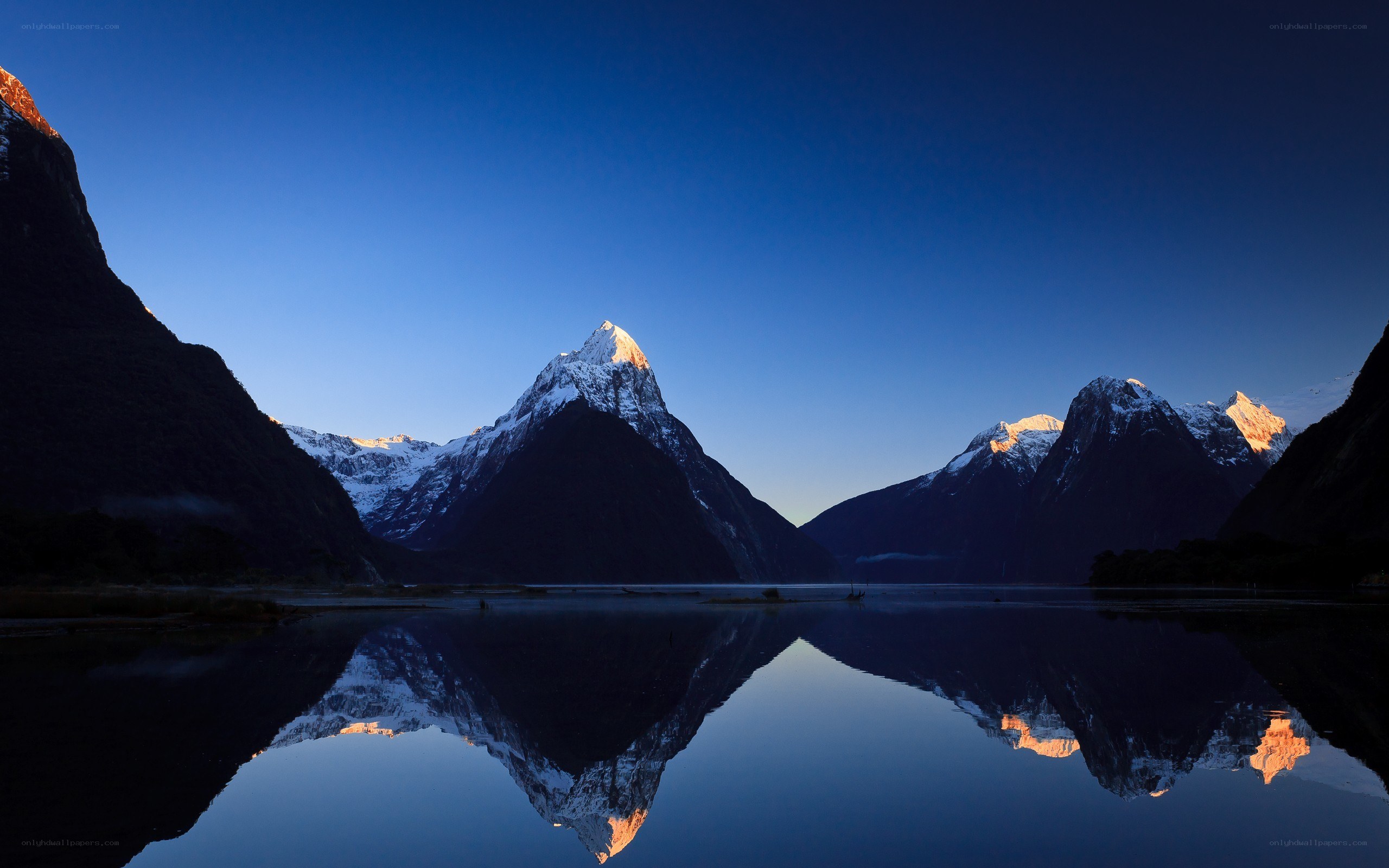 Mitre Peak at dawn