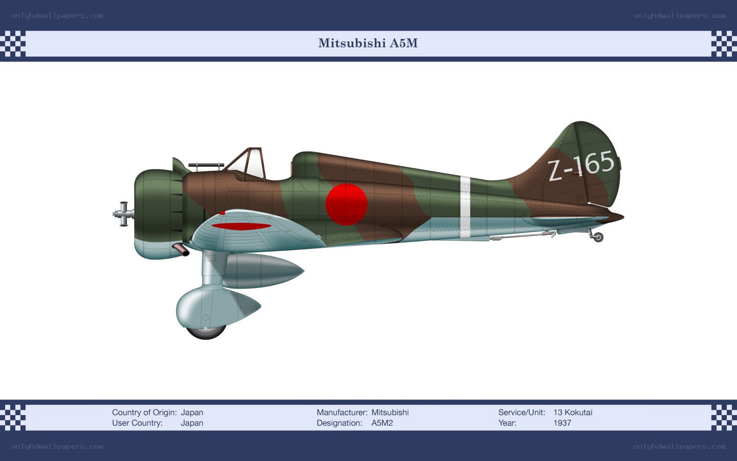 Mitsubishi A5M fighter aircraft