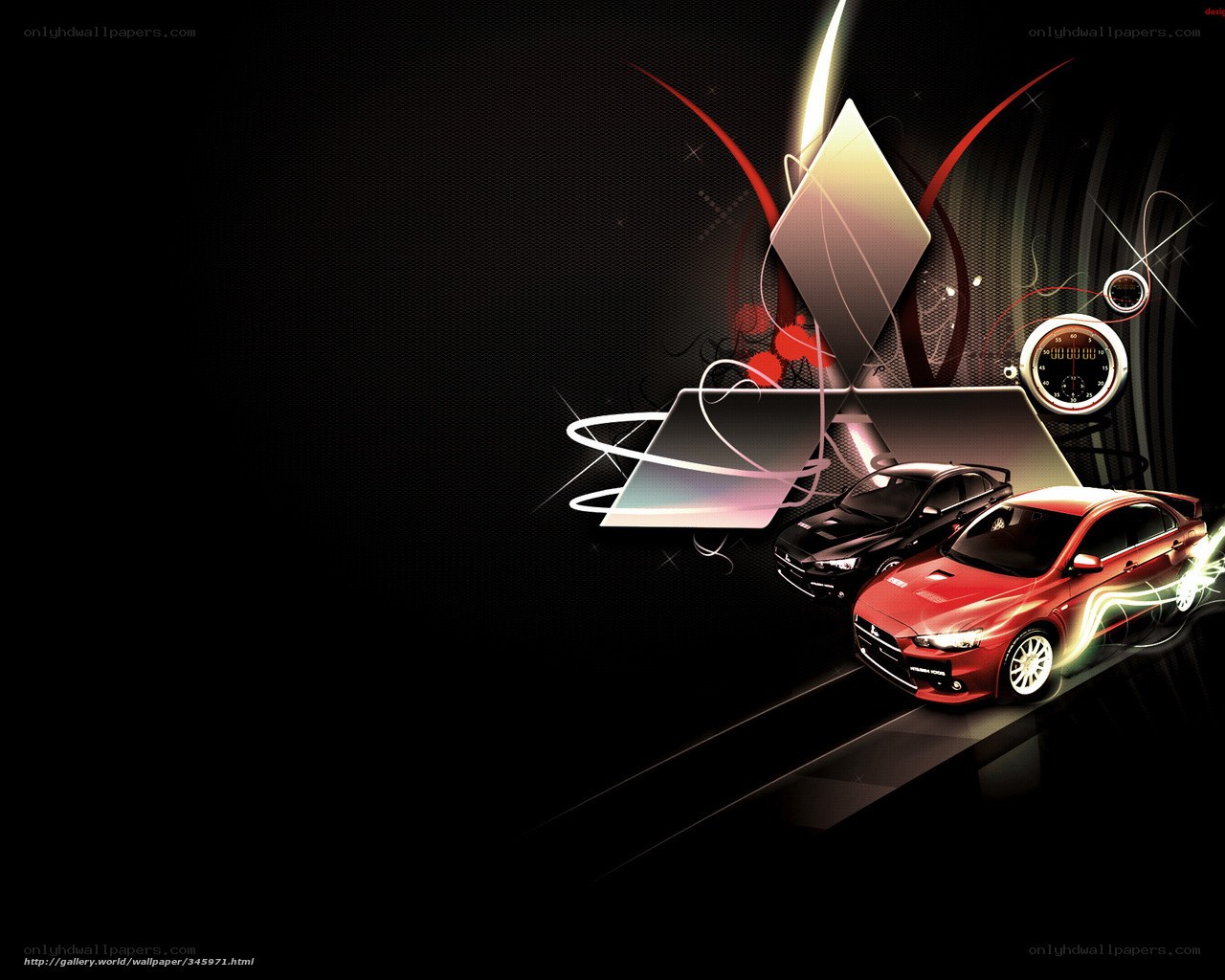 Mitsubishi car wallpaper