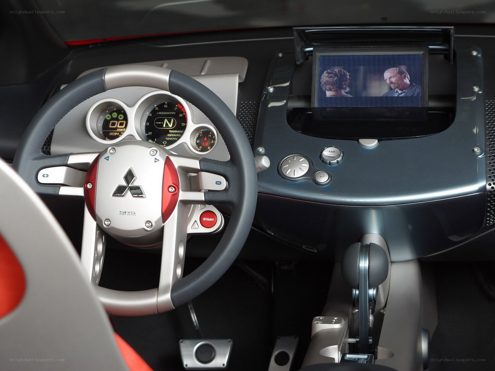 Mitsubishi concept car interior