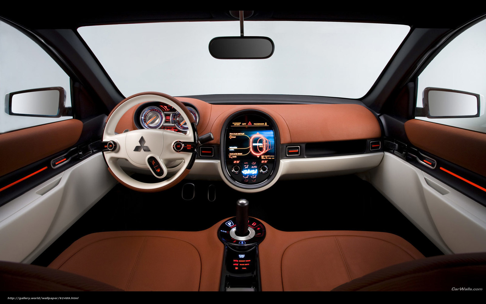 Mitsubishi concept car interior