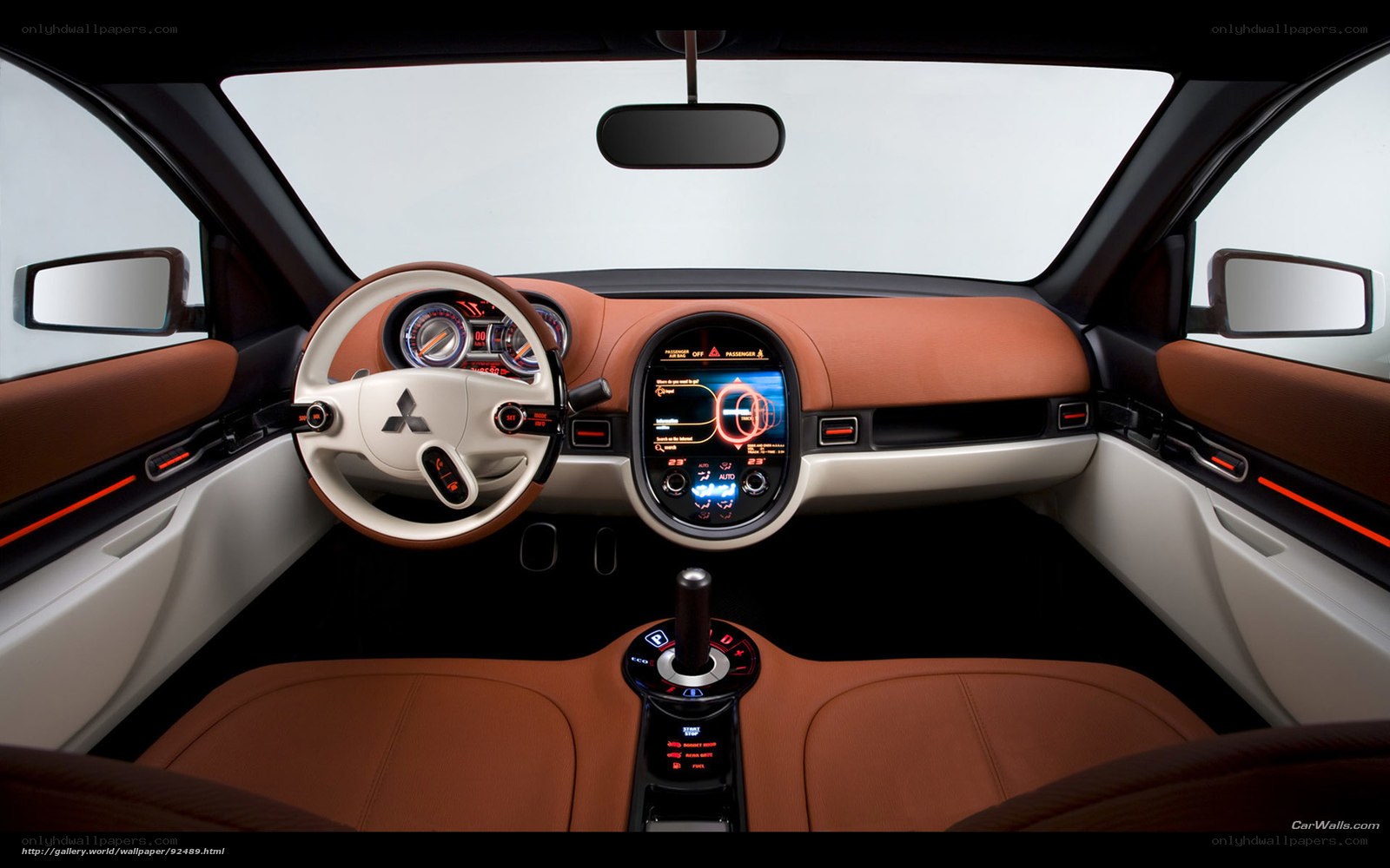 Mitsubishi concept car interior