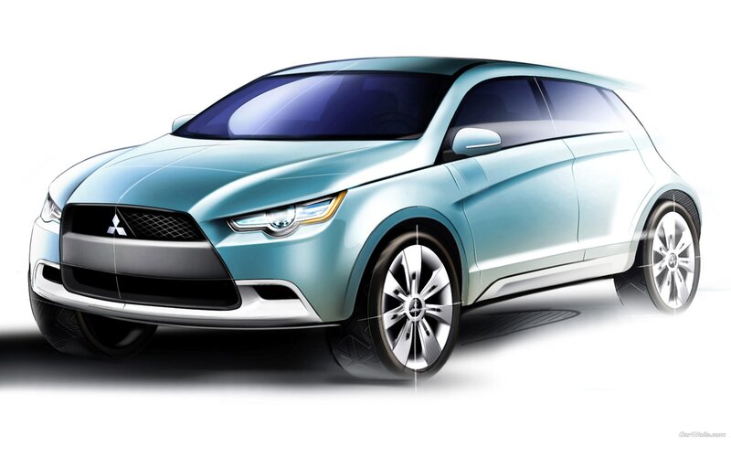 Mitsubishi concept car sketch