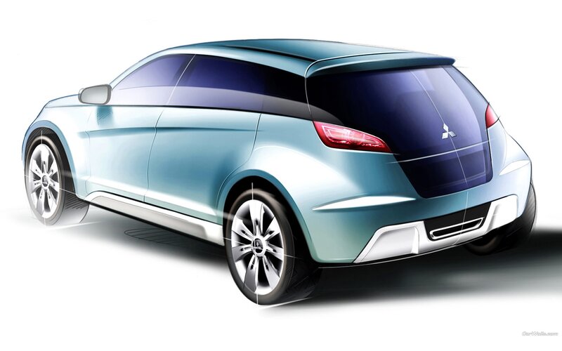 Mitsubishi concept car sketch