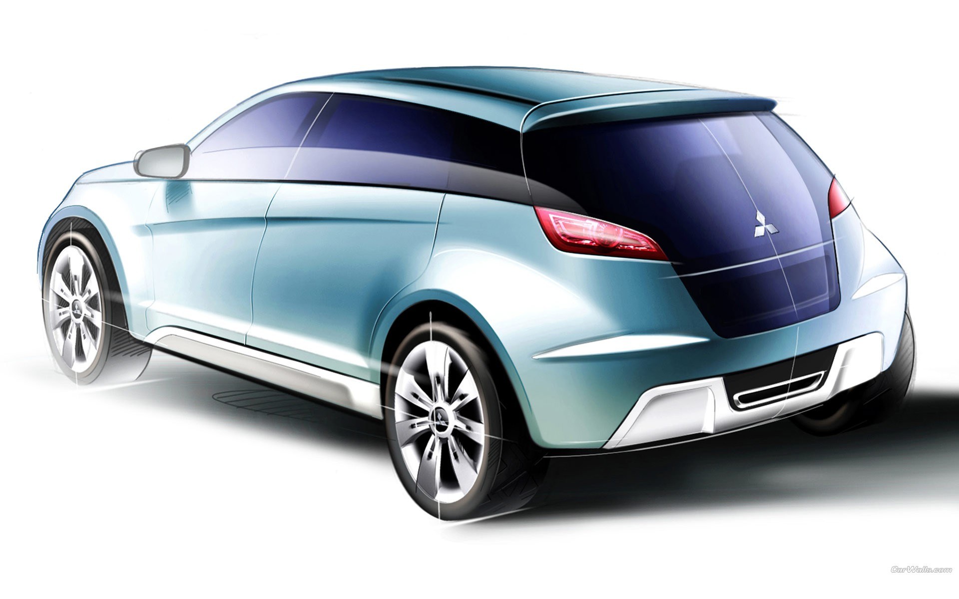 Mitsubishi concept car sketch