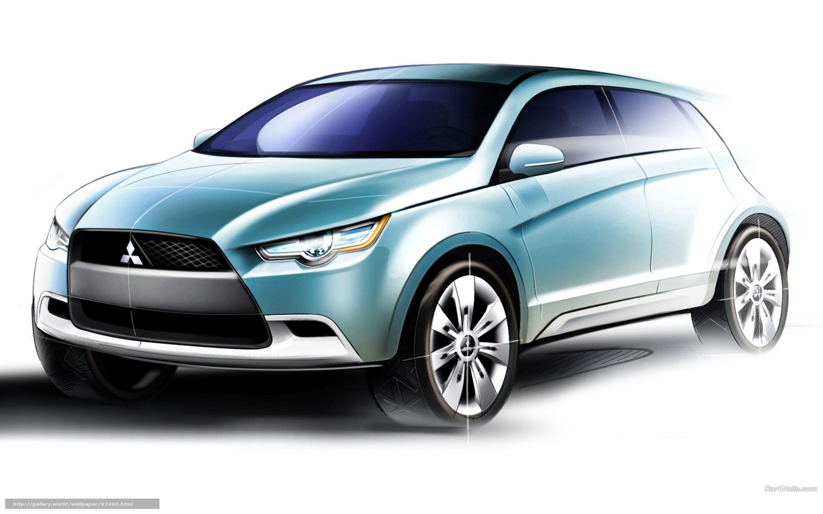 Mitsubishi concept car sketch