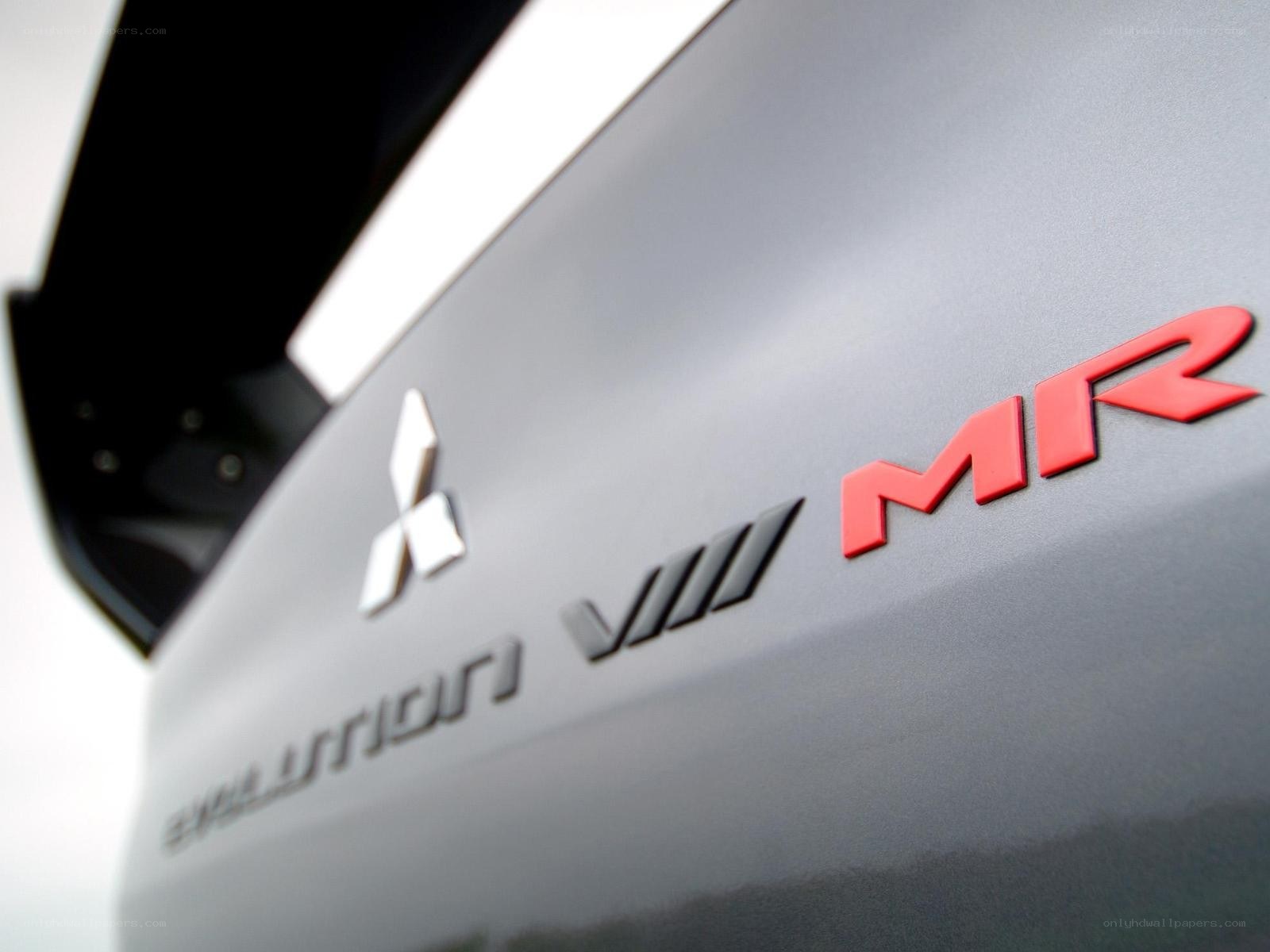 Mitsubishi Evolution MR badge