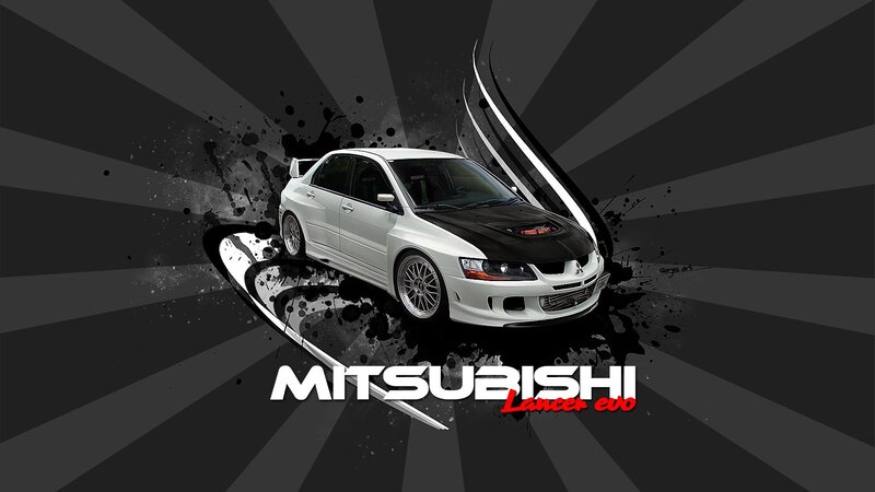 Mitsubishi Lancer Evo artwork