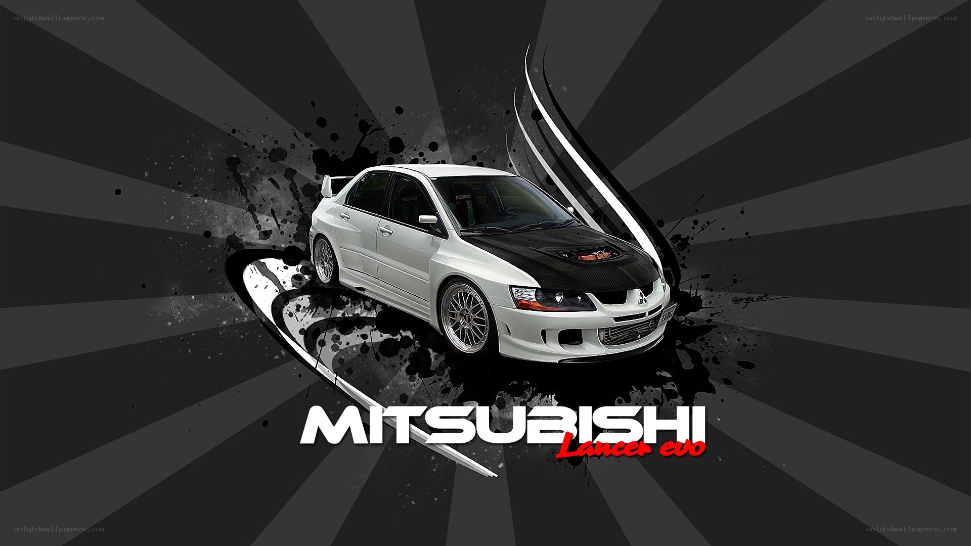 Mitsubishi Lancer Evo artwork