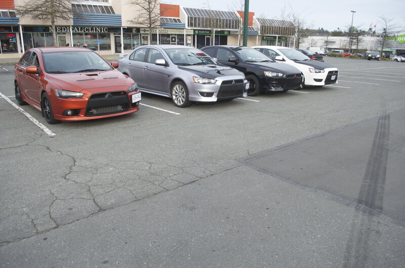 Mitsubishi Lancer Evolution Cars — Gray