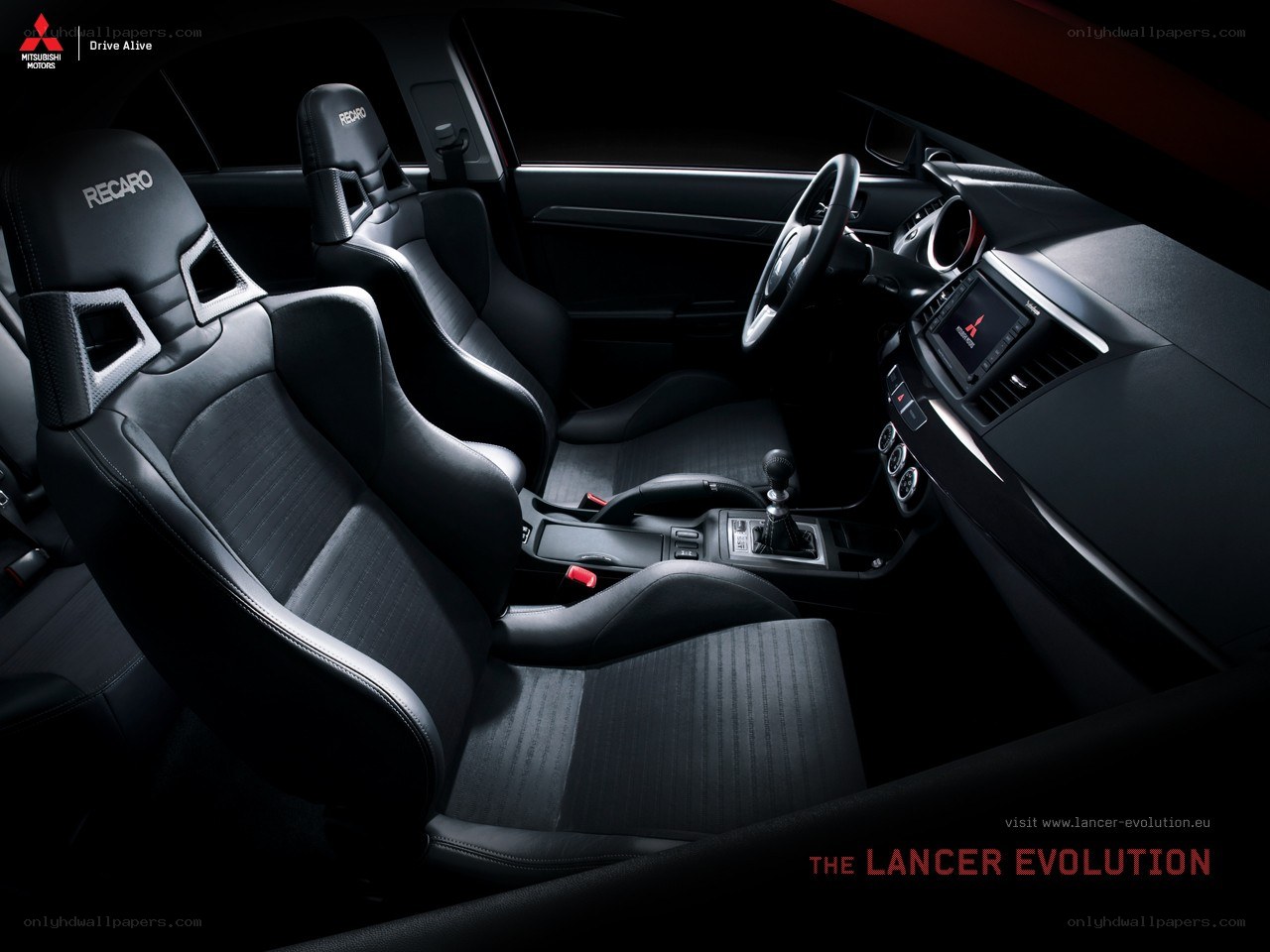 Mitsubishi Lancer Evolution interior