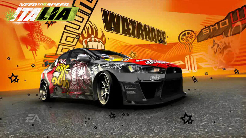 Mitsubishi Lancer Evolution — Orange