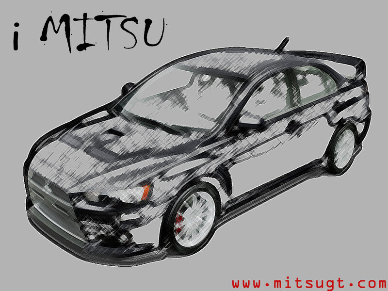 Mitsubishi Lancer Evolution sketch