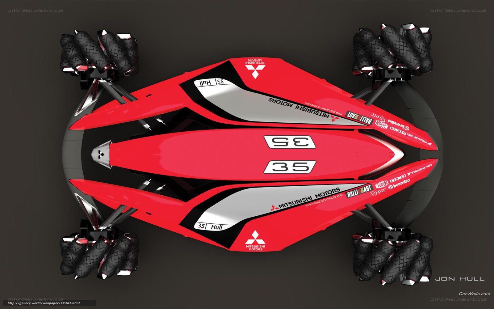 Mitsubishi rally car concept