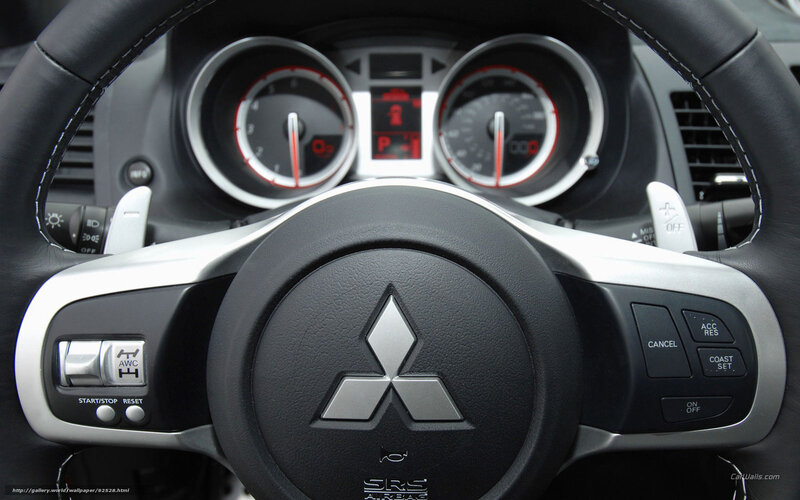 Mitsubishi steering wheel dashboard