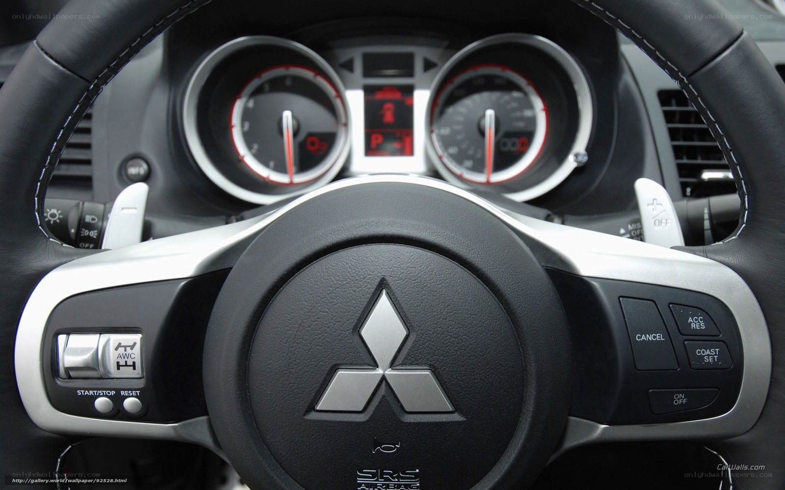 Mitsubishi steering wheel dashboard