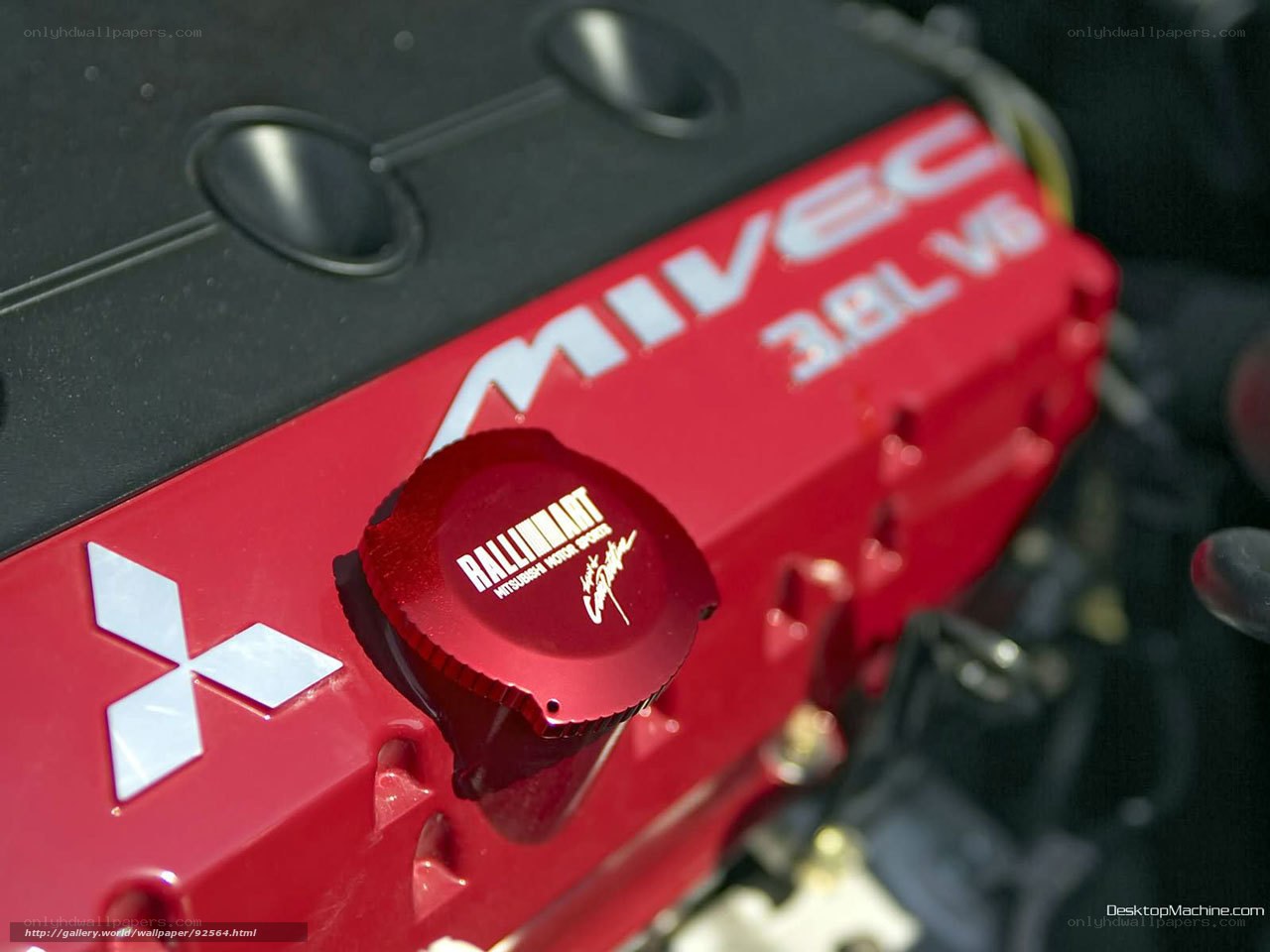 Mitsubishi V6 engine cover