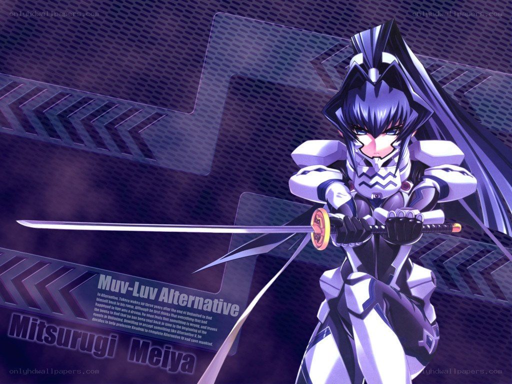 Mitsurugi Meiya from Muv-Luv Alternative