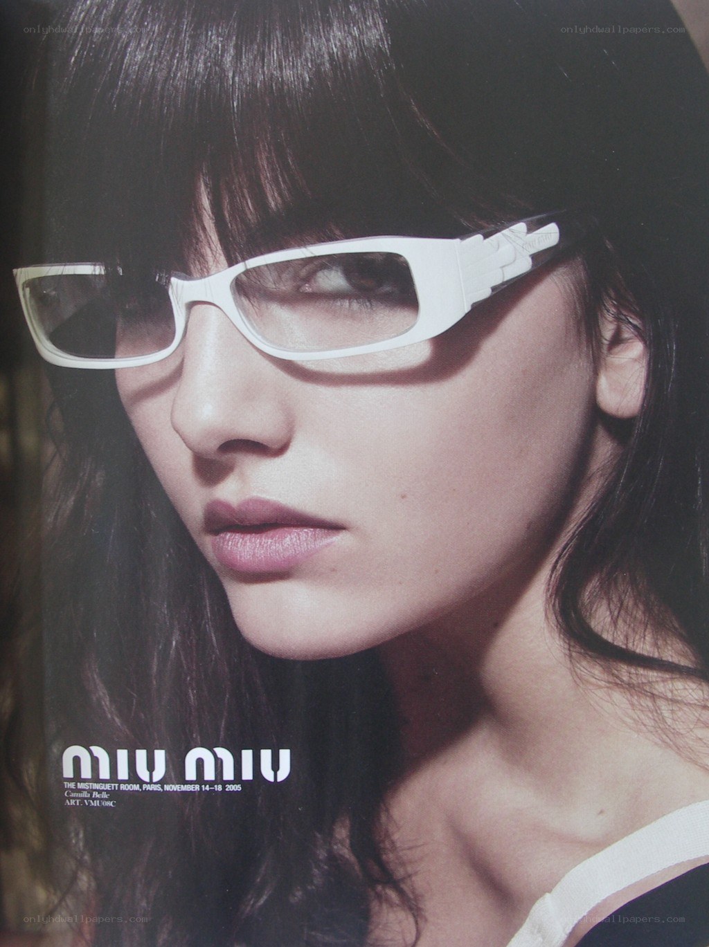 Miu Miu glasses advertisement