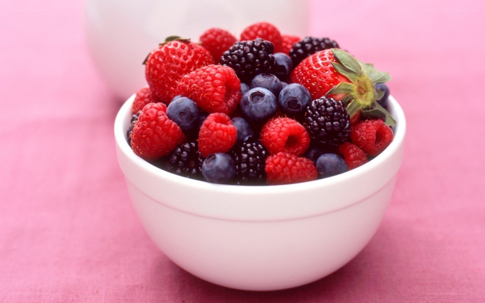 mixed berries in a bowl
