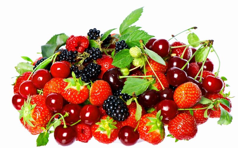 Mixed Berries Pile — Red