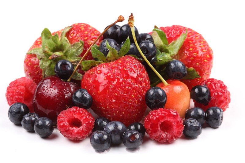 Mixed Berries — Red, Fresh, Photograph