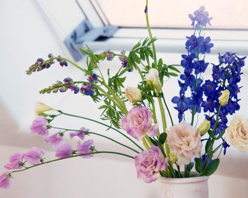 Mixed Flower Bouquet — Purple, Calm
