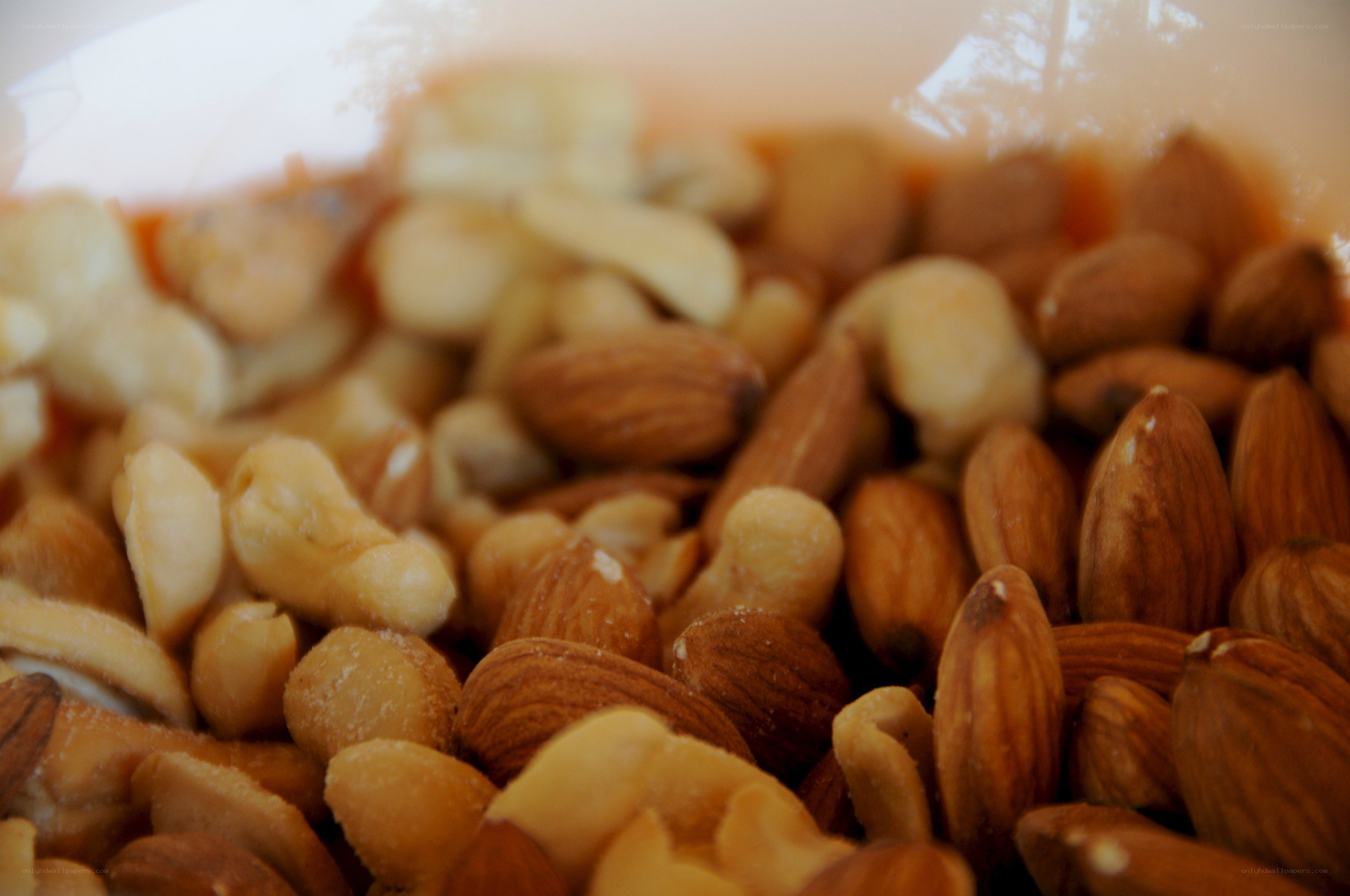mixed nuts in a bowl
