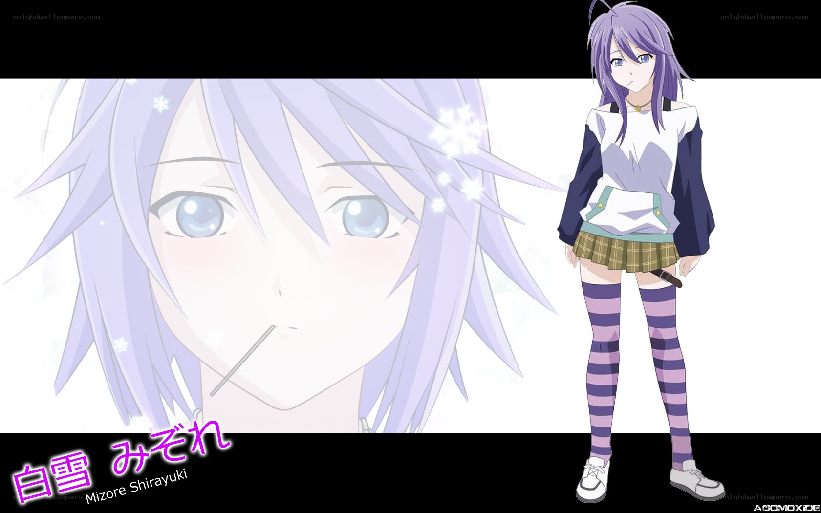 Mizore Shirayuki character art