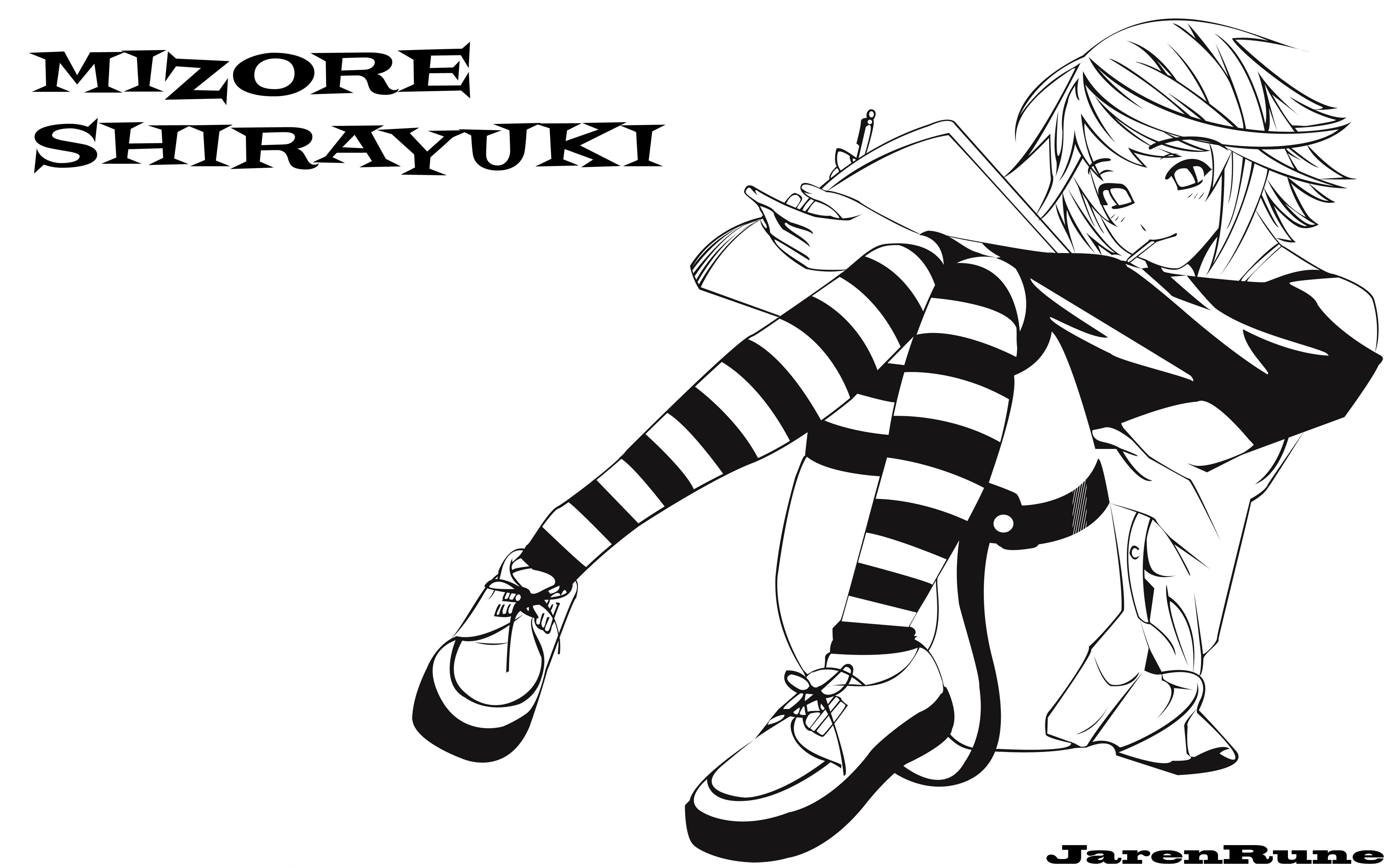 Mizore Shirayuki drawing