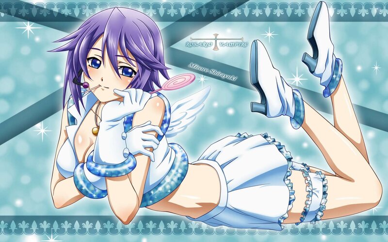 Mizore Shirayuki from Rosario + Vampire