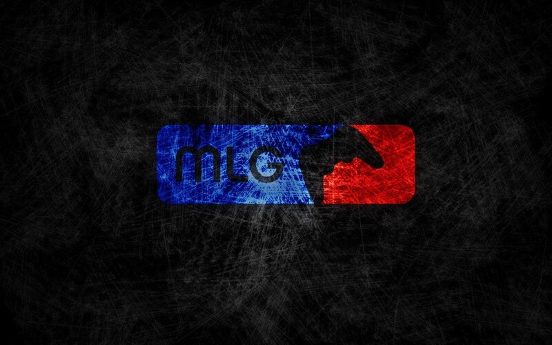 MLG Logo on Dark Background — Black, Digital Art