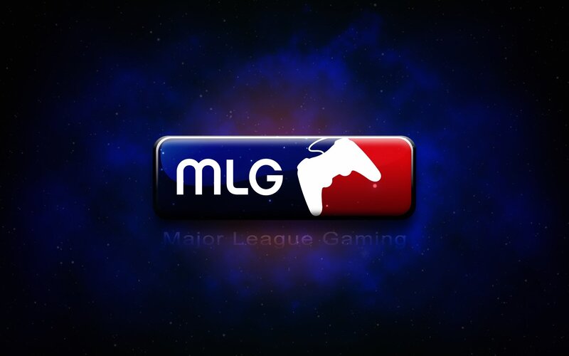 MLG Logo on Space Background