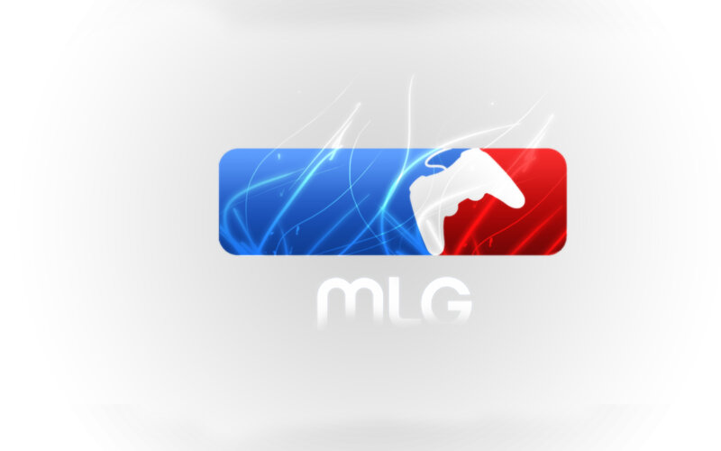 MLG Logo with Controller — White