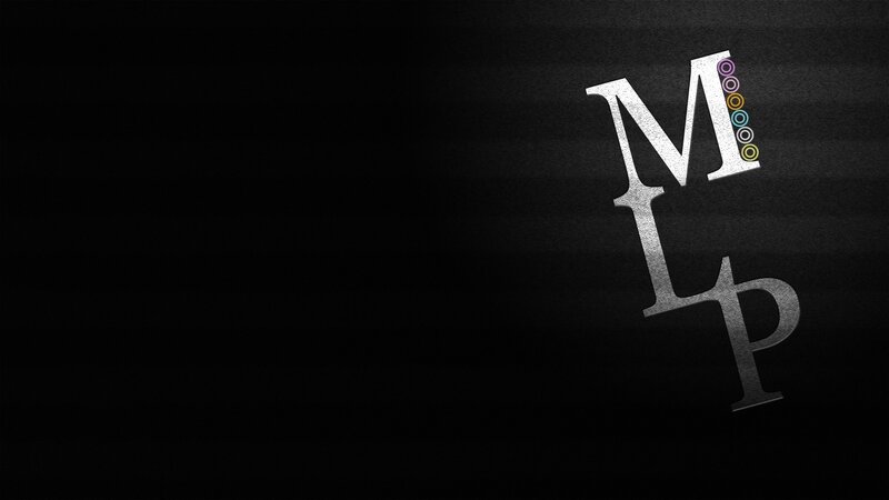 MLP Logo on Dark Background — Black