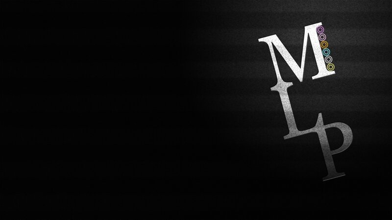 MLP logo on dark background