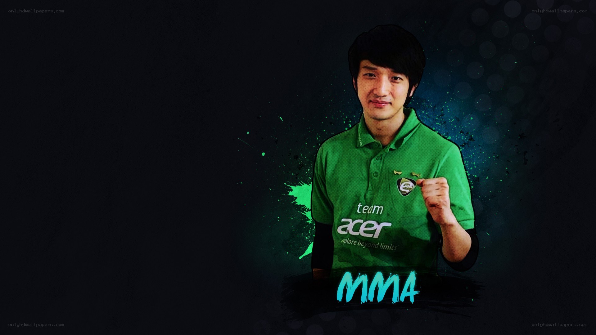 MMA esports player portrait