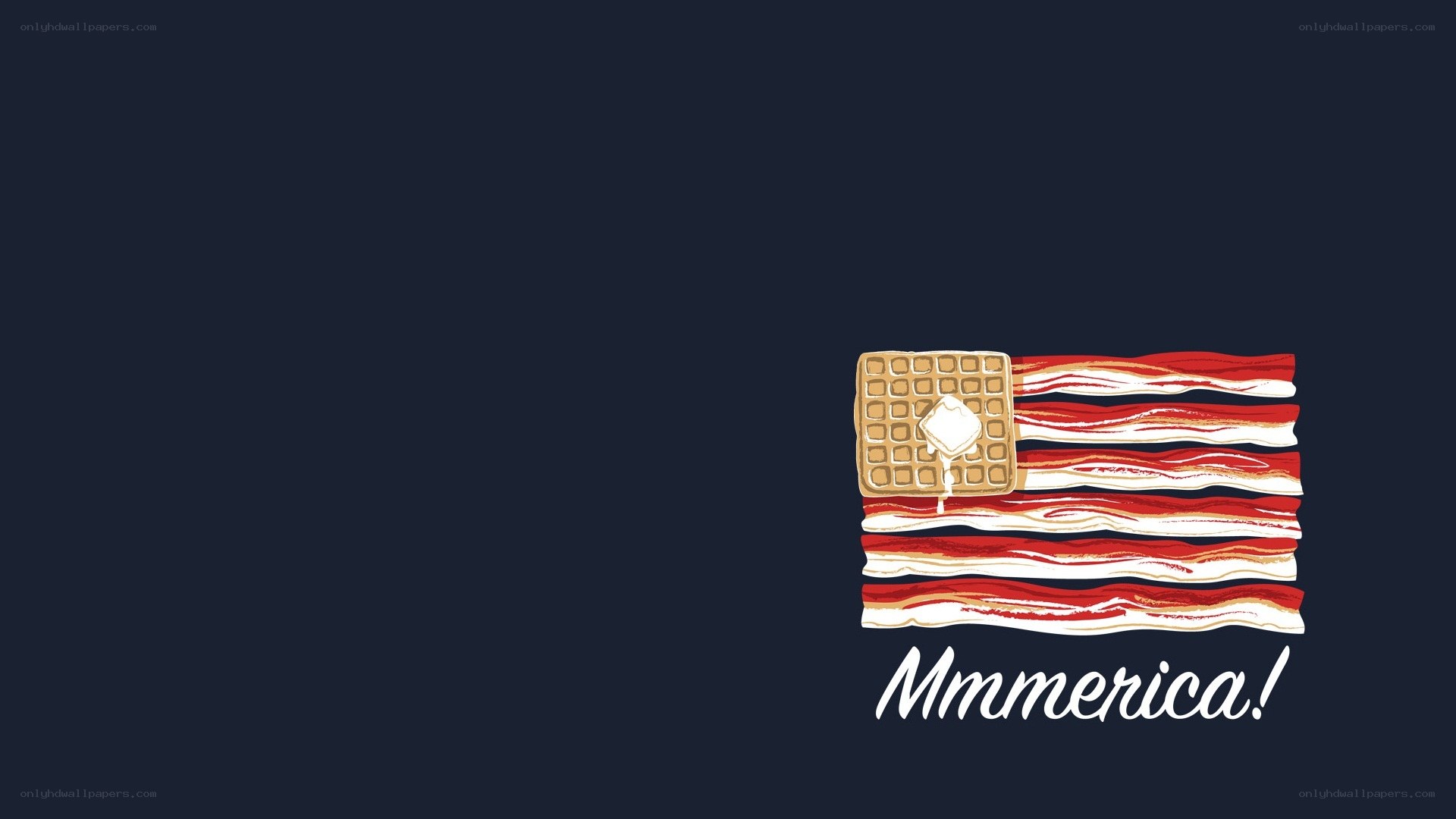 Mmmmerica flag design